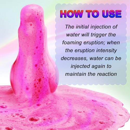 Magic Bath Bomb Powder - 8 Colorful Foams & Bubbles Fizzier Fun, Fragrance Bubble Color Potions for Kids, Scientific Bathing Time Buddy, Fun & Educational - 17.6OZ