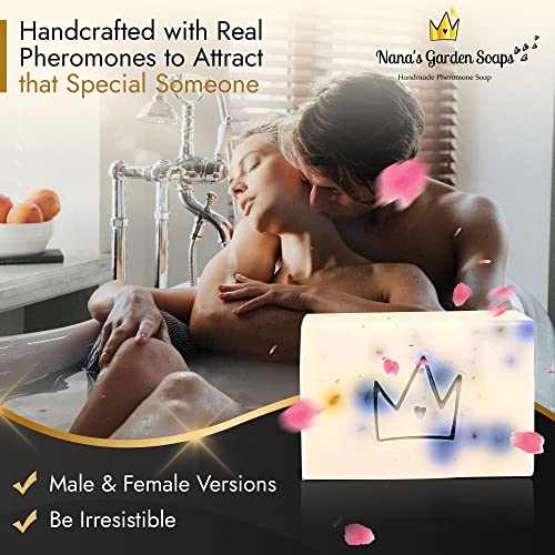 Nana's Garden Pheromone Soap Bar 4oz Mens (AndrosteRone + AndrosteNone + Androstadienone + Androstenol) [2 Pack]