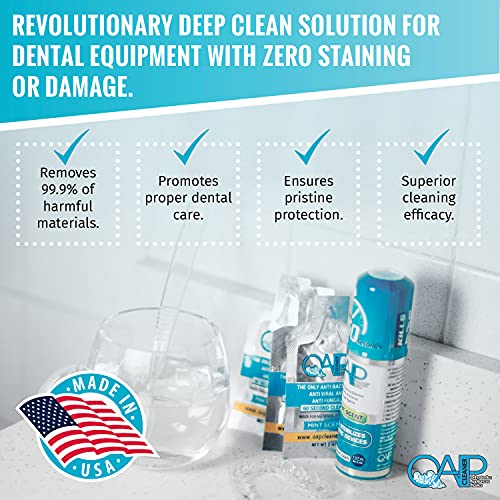 OAP Cleaner - Cleans & Sterilizes Removeable Dental and Ortho Appliances - Foam
