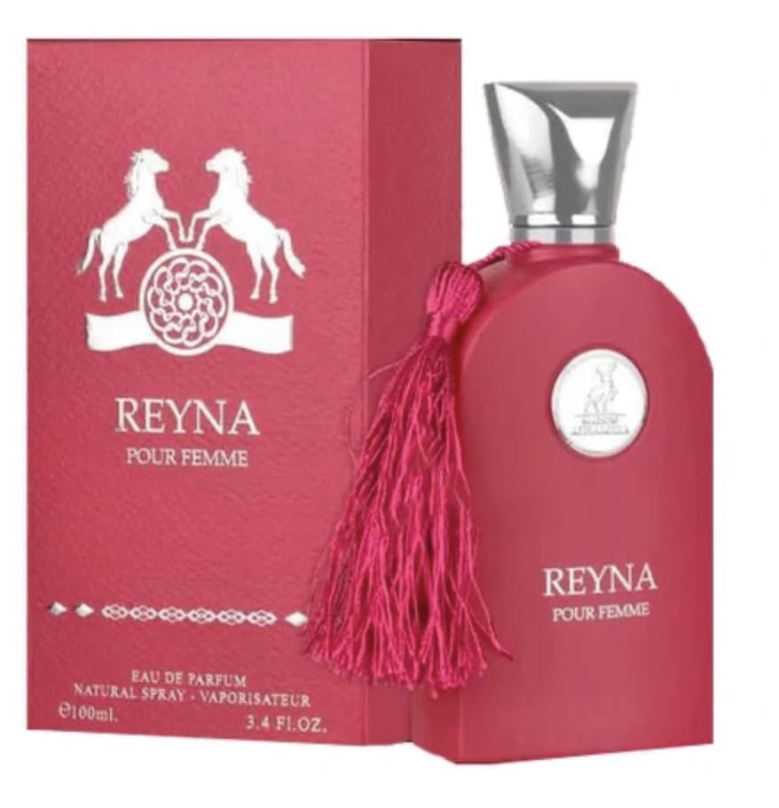 Maison Alhambra Reyna Pour Femme Eau de Parfum for Women – 100ml / 3.4 Fl Oz Natural Spray – Long Lasting Feminine Fragrance