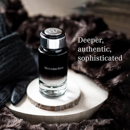Mercedes-Benz Intense Men's Eau De Toilette - Bold, Spicy, Woody Aromatic Fragrance, 8.1 Oz