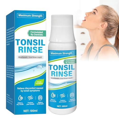 Tonsil Stone Mouthwash, Tonsil Stone Remover Helps Soothe Tonsils, Remove Bad Breath & Relieve Dry Mouth