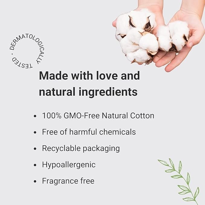 Veeda Natural Cotton Night Pads for Women - Overnight Heavy Flow Absorbent Ultra-Thin Feminine Pad - Hypoallergenic Period Pads with Wings - Unscented & Chlorine Free Sanitary Napkins - 48 Count