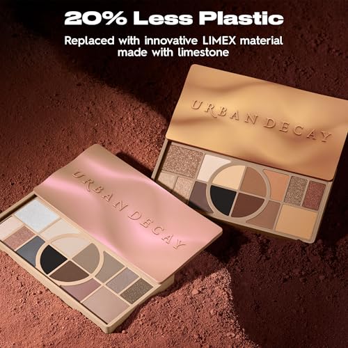 URBAN DECAY Naked Shaped Eyeshadow Palette - Multi-Use Warm-Toned Neutral Eye & Face Palette, 14 Crease-Resistant & Transfer-Resistant Shades, Up to 16 HR Wear, Sculpting Creams, Defining Powders