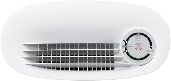 SHARP Air Purifier For Small-Sized Rooms, Home Office, Or Small Bedroom. True HEPA Filter For Dust, Smoke, Pollen, And Pet Dander May Last Up-To 2 Years. FPF30UH.