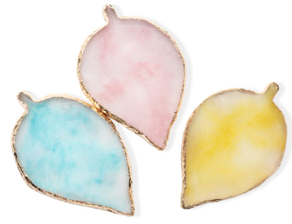 Resin Nail Art Plate Palette,Makeup Palettes,Gel Polish Color Mixing Plate Drawing Painting Color Palette,Golden Edge Heart Shaped Nail Art Display Holder
