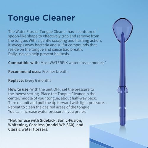 Replacement Heads for Waterpik, Replacement Picks for Water Pik Water Flosser (10 Tips)