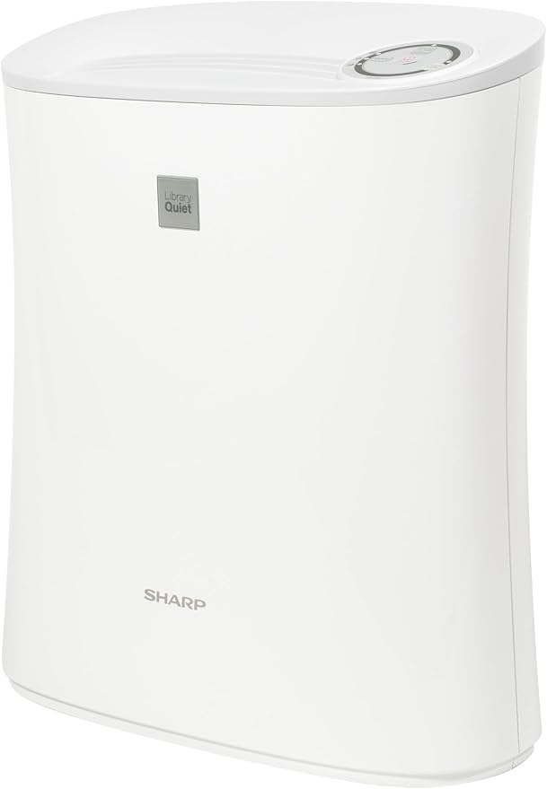 SHARP Air Purifier For Small-Sized Rooms, Home Office, Or Small Bedroom. True HEPA Filter For Dust, Smoke, Pollen, And Pet Dander May Last Up-To 2 Years. FPF30UH.