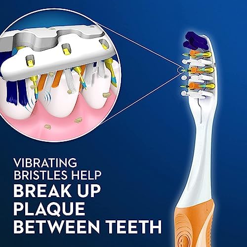 Oral-B Pulsar Expert Clean Battery Toothbrush, Medium, Tooth Brush Pack of 2, (Packaging may vary), Oral Care