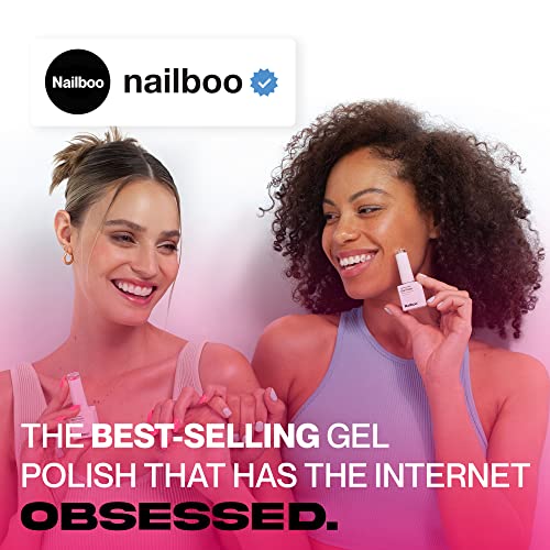 Nailboo Premier Forever Glaze Gel Nail Polish, Clear Top Coat LED Lamp Gel Polish, Self-Leveling DIY, Salon Quality Nail Color, Glossy Long-Wear, 0.3 oz
