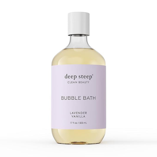 Deep Steep Bubble Bath, 17oz (Lavender Vanilla)