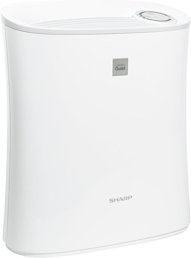 SHARP Air Purifier For Small-Sized Rooms, Home Office, Or Small Bedroom. True HEPA Filter For Dust, Smoke, Pollen, And Pet Dander May Last Up-To 2 Years. FPF30UH.