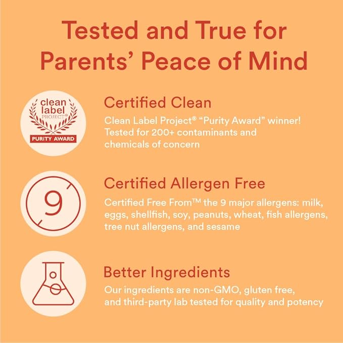 SmartyPants Kids Multivitamin Gummies: Omega 3 Fish Oil (EPA/DHA), Vitamin D3, C, Vitamin B12, B6, A, K & Zinc for Immune Support, Biotin, Gluten Free, Three Fruit Flavors, 120 Count (30 Day Supply)