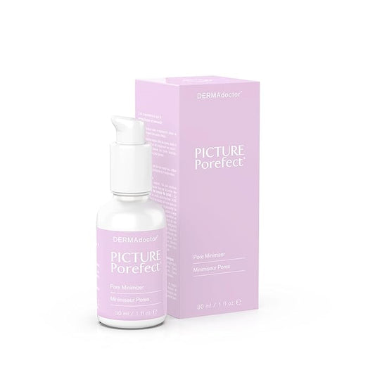 DERMAdoctor Retinol Pore Minimizer for Face - Oil Control Pore Reducer for Face | Retinol Skin Booster Serum Exfoliates, Soothes, Reduces Redness, Helps Prevent Breakouts, Unclogs Pores | Anti Aging