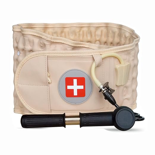 Decompression Back Belt,Spinal Air Traction Belt for Lower Back Pain Relief, Back Support & Lumbar Traction,One Size for 29 inches to 49 inches Waists
