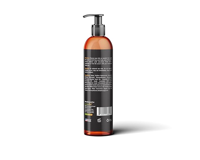 Lyfetrition Anti-Wrinkle Serum | 12 Oz Large Bottle | Anti-Aging Face Serum With Jojoba Oil, Rosehip Seed Oil & Many More Natural Ingredients - Moisturizing Cleanser for Fair & Younger Looking Skin