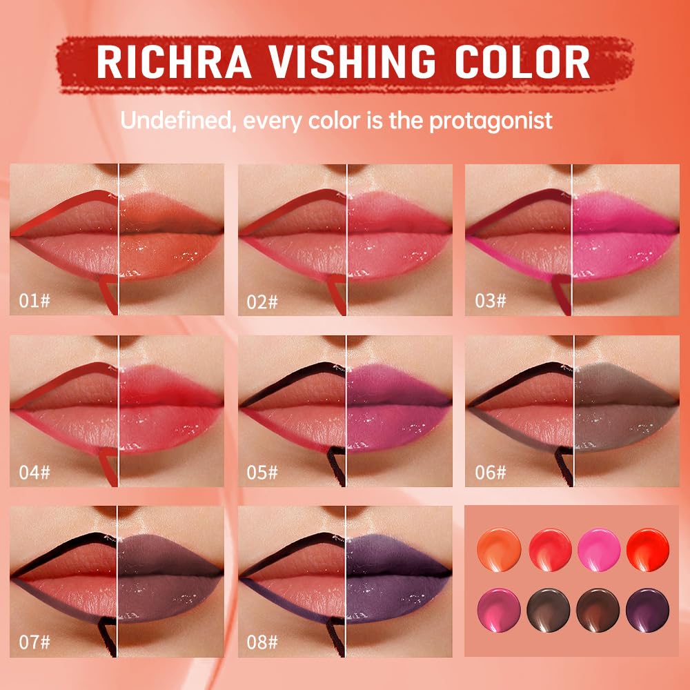 Deep Raspberry Peel Off Lip Gloss Masque,Lip Stain Peel Off Tattoo-Peel Off Lip Tint andLip Oil 2-in-1,Long Lasting Waterproof Transfer-proof Lip Mask Lip Gloss Peel Off Lip Liner,for All SkinType 05#