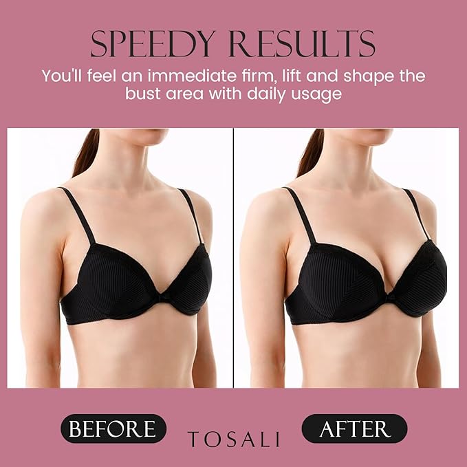 Breast Enhancement Cream 6.8 fl oz - Breast Firming and Lifting Cream with Gotu Kola, Grape Seed Oil & Saw Palmetto, Neck Firming and Skin Tightening Formula for Fuller & Firmer Breasts