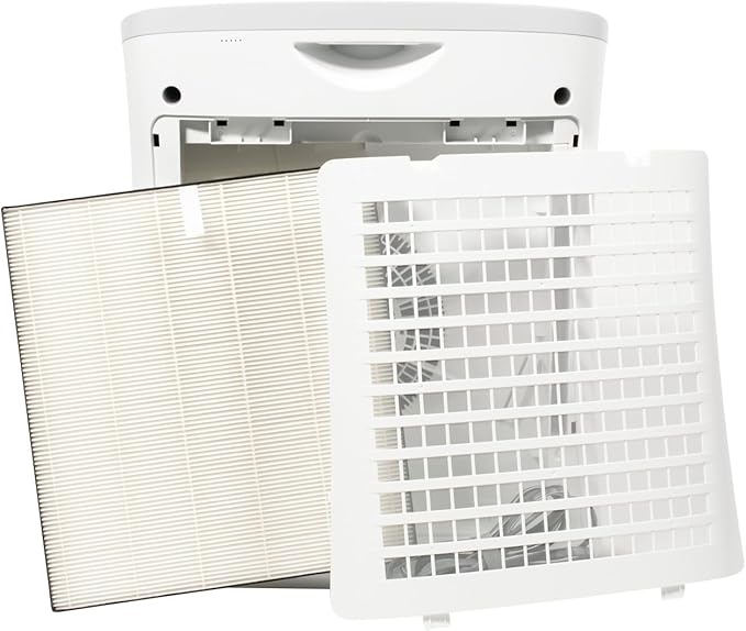 SHARP Air Purifier For Small-Sized Rooms, Home Office, Or Small Bedroom. True HEPA Filter For Dust, Smoke, Pollen, And Pet Dander May Last Up-To 2 Years. FPF30UH.