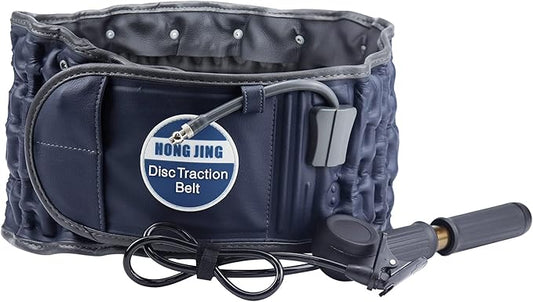 Decompression Back Belt for Lower Back Pain Relief, HONGJING Spinal Air Traction Device for Man & Women, One Size Fits 29-49 Waist