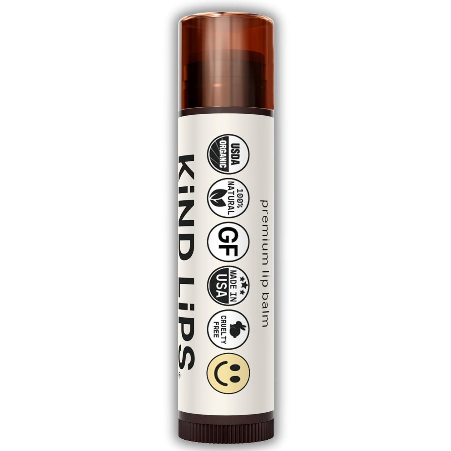 Georgia Peach Lip Balm – Natural Peach Lip Moisturizer with Organic Ingredients | Sweet Fruit-Flavored Hydrating Lip Care | Gluten & Grain Free | Kind Lips Single Tube