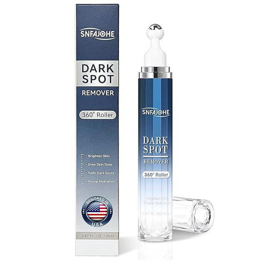 Dark Spot Remover for Face and Body - Dark Spot Advanced Corrector Serum for Melasma, Age Spots, Freckles & Sun Spots, with 360° Roller for All Skin Types (0.67 fl. oz)