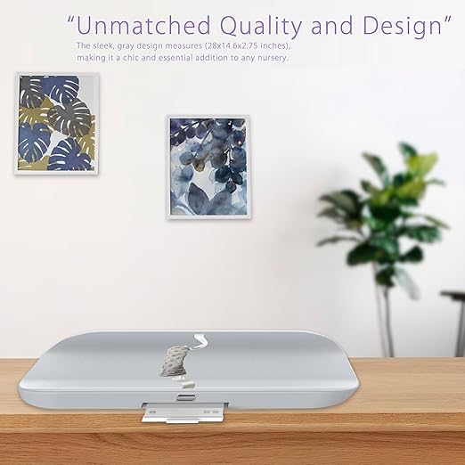 Baby Digital Weight Scale, Accurate Infant Scale with Bluetooth & Non-Slip Surface - Portable, Washable, for Newborns and Toddlers - Gray