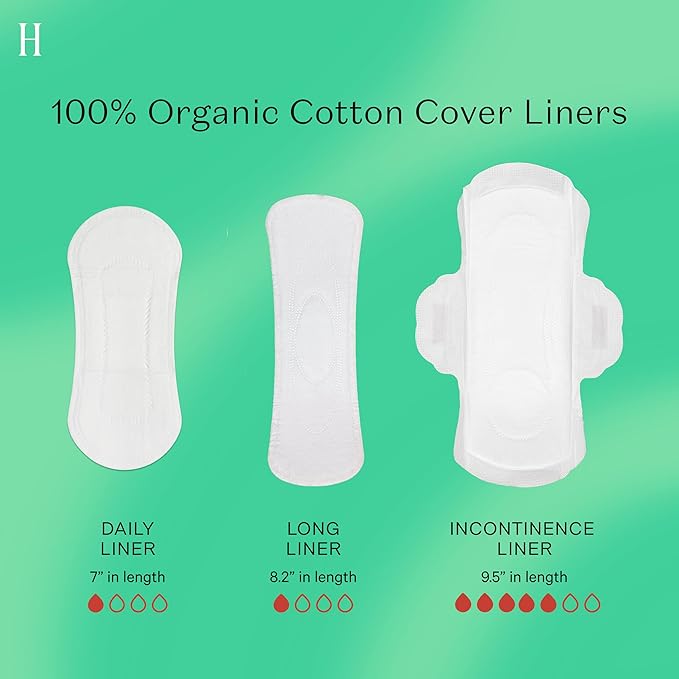 The Honey Pot Company - Herbal Pads for Women - Organic Incontinence Overnight w/Wings - Infused w/Essential Oils for Cooling Effect - Postpartum Essentials - Feminine Care - FSA & HSA - 16 ct