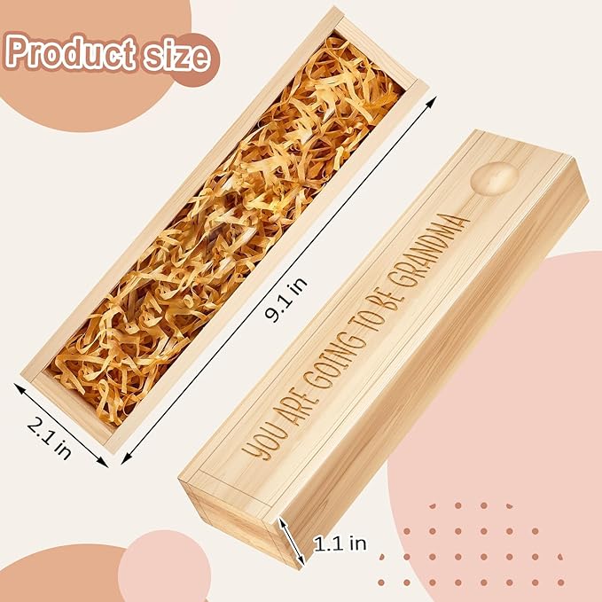 Pregnancy Announcement for Grandparent Grandma, Pregnancy Test Keepsake Box, Baby Announcement Reveal Gifts Ideas for Husband Grandparents Dad Aunt and Uncle