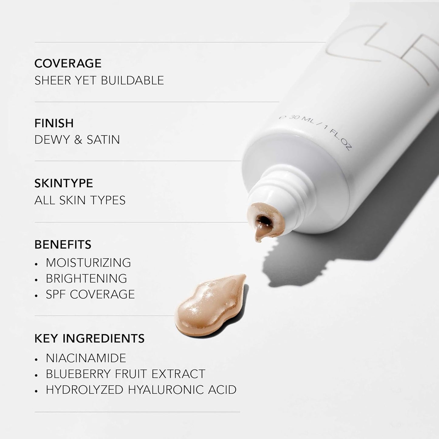 CLE Cosmetics CCC Cream (Warm Medium Deep 401 / SPF 50) - Color Correcting With Lightweight, Hydrating, Light to Medium Coverage Foundation - BB & CC Hybrid - 1 fl oz