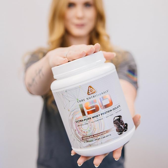 Core Nutritionals ISO, 100% Micro Filtered, Zero Artificial Fillers, 25g Whey Protein Isolate, 32 Servings (Mint Cookie)