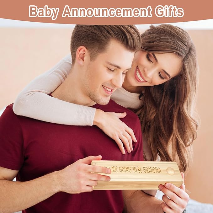 Pregnancy Announcement for Grandparent Grandma, Pregnancy Test Keepsake Box, Baby Announcement Reveal Gifts Ideas for Husband Grandparents Dad Aunt and Uncle