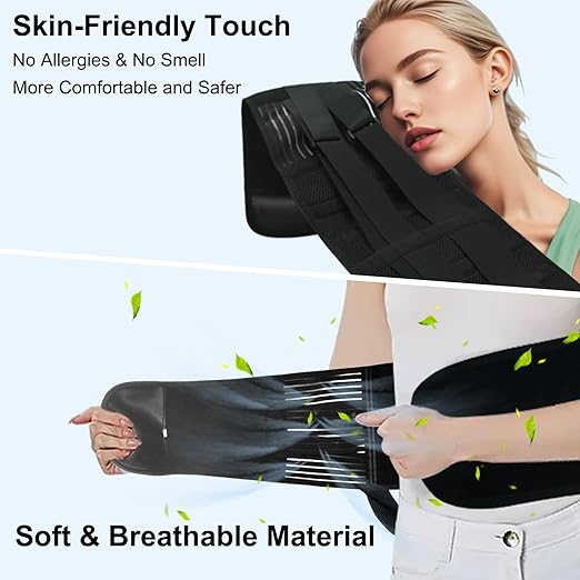 Back Brace for Lower Back Pain Women & Men with Lumbar Pad, Breathable Lumbar Back Support Belt for Women, Back Braces Relief from Sciatica Herniated Disc for Heavy Lifting Exercise - 2XL