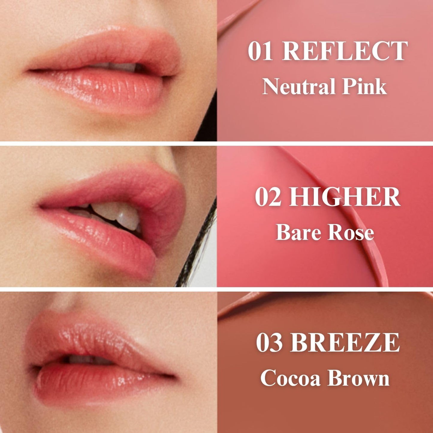 EGLIPS Lip & Cheek Glow Balm - Multi-Use Tinted Melting Balm Blush for Lips & Cheeks Builable and Blendable Texture (04 KINDER, 0.18 oz)