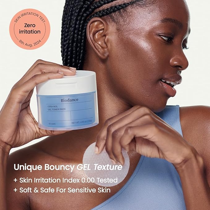 BIODANCE Gel Toner Pads Duo: Collagen & Ceramide Panthenol Toner Pads Set, Korean Skincare Set, Christmas Gifts Stocking Stuffers for Plumping, Pore Perfecting, Hydrating, Moisturizing