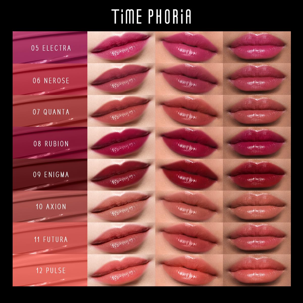 STELLAR DUST LIP STAIN-Long Lasting, Waterproof and Transferproof Lip Tint, Glossy Finish Lip Gloss, Lightweight Lipstick, High Coverage, Vivid Color (11)