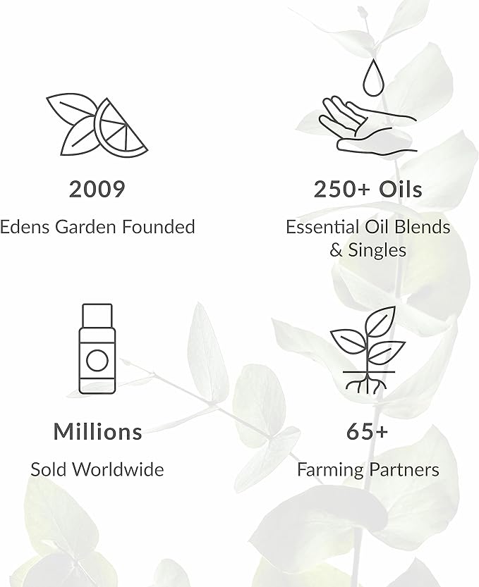 Edens Garden Essential Oils 6 Set – 100% Pure Therapeutic Grade, Natural Aromatherapy Blends for Headache, Muscle Relief & Relaxation – Undiluted for Massage & Self-Care, 10 ml/ 6 Pack