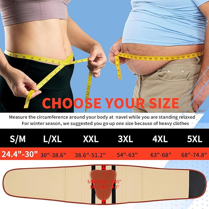 FEATOL Back Brace for Lower Back Pain, Breathable Back Support Belt for Women & Men with Lumbar Pad, Lumbar Support Belt for Heavy Lifting & Work, Scoliosis, Brown, 4XL (Circumference:63-68")