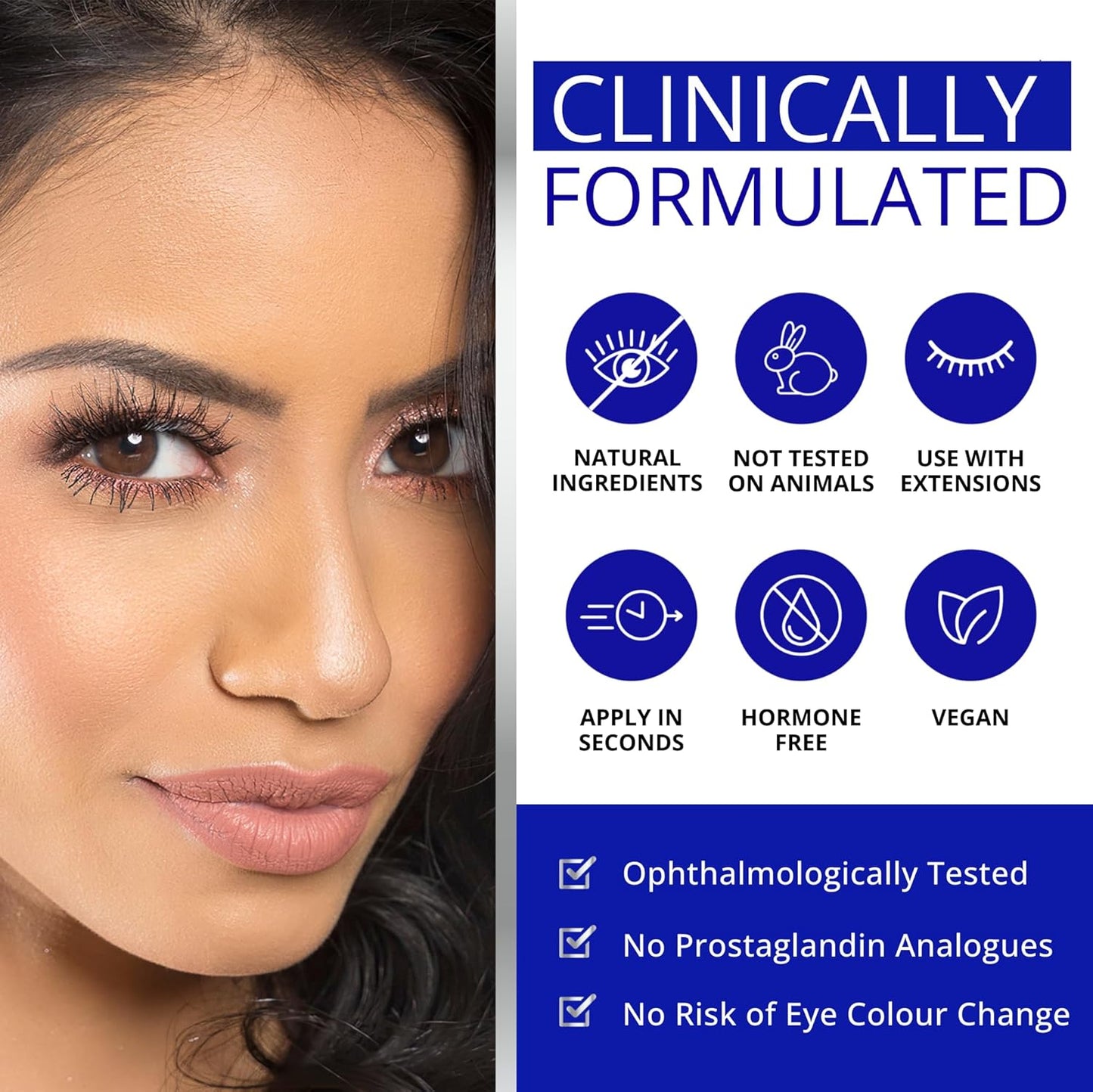 LASH SERUM 3ml + EYEBROW GROWTH SERUM 5ml - Advanced Lash and Brow Growth Formula for Longer, Fuller, Natural Lashes & Thicker, Shapely Brows - Suero para Pestañas Crecimiento y Cejas by DERMAWORKS