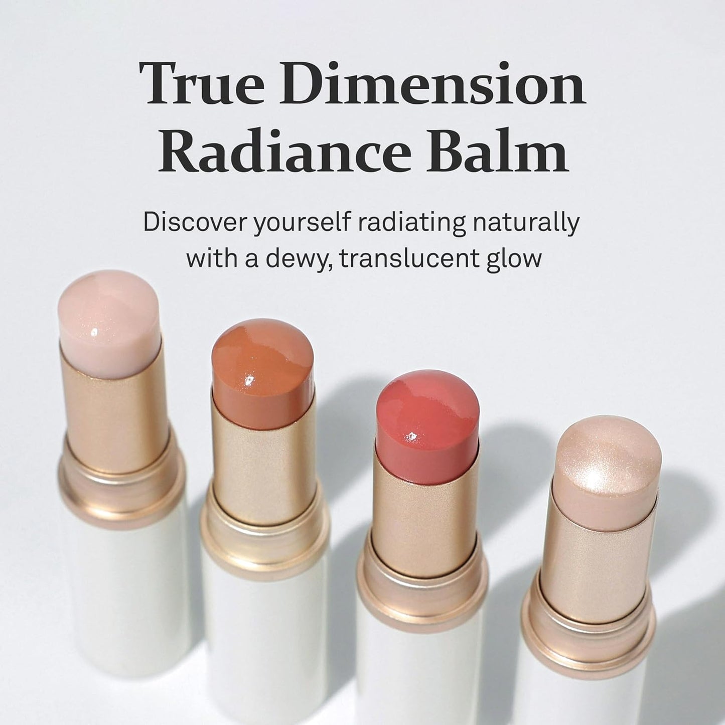 hince True Dimension Radiance Balm 10g - Natural Shimmer Glow Face Highlighter Stick Glow Balm Korean Blush Transparent Color Skin Tone Slim Fitting Texture, Multi Makeup Stick (1, TENDER ROOM, TP003)