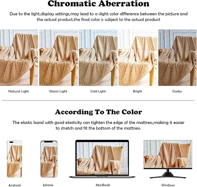 NEWCOSPLAY Super Soft Twin Blanket Brown Premium Silky Flannel Fleece 3D Waffle Checkered Lightweight Bed Blanket All Season Use (Brown, Twin(60"x80"))