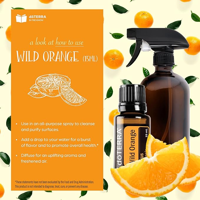 doTERRA Wild Orange Essential Oil - 15 mL, Pack of 1