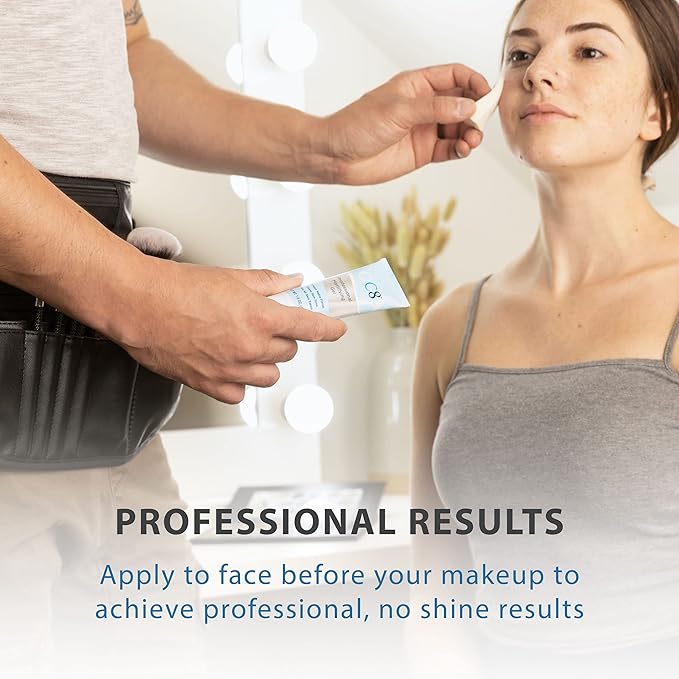 OC8 Professional Anti Shine Mattifying Gel: Oil Control Mattifier Formula for Face - Matte Finishing Gel Controls Oily Skin, Reduces Shine, Redness for Eight Hours - 1.6 Ounces