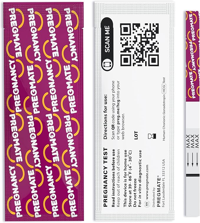 Pregmate 30 Pregnancy Test Strips (30 Count)