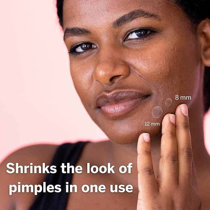 Dot Pimple Zit Patches for Face – Dermatologist Recommended & Ranked 1 for Most Effective Blemish Support – All Natural Hydrocolloid Acne Stickers with Vitamin C & Salicylic Acid (8 & 12 mm, 36 ct)