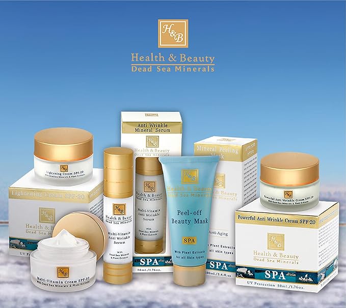 H&B HB Intensive Collagen Night Cream with Dead Sea Minerals – Anti-Aging Night Cream for Women with Aloe, Vitamin C and E & Botanical Oils – Deep Hydrating Facial Moisturizer 50ml.