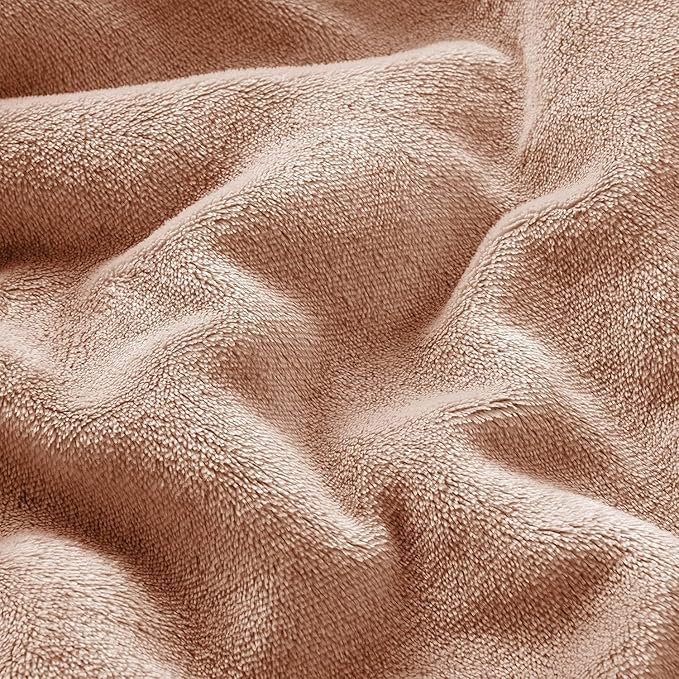 IR Imperial Rooms Sherpa Fleece Throw Blanket for Couch - Soft and Fuzzy Blanket for Winter - Reversible Thick and Warm Fluffy Throw Blankets for Bed, Sofa, Camping and Travel, Camel, 50x60 Inches