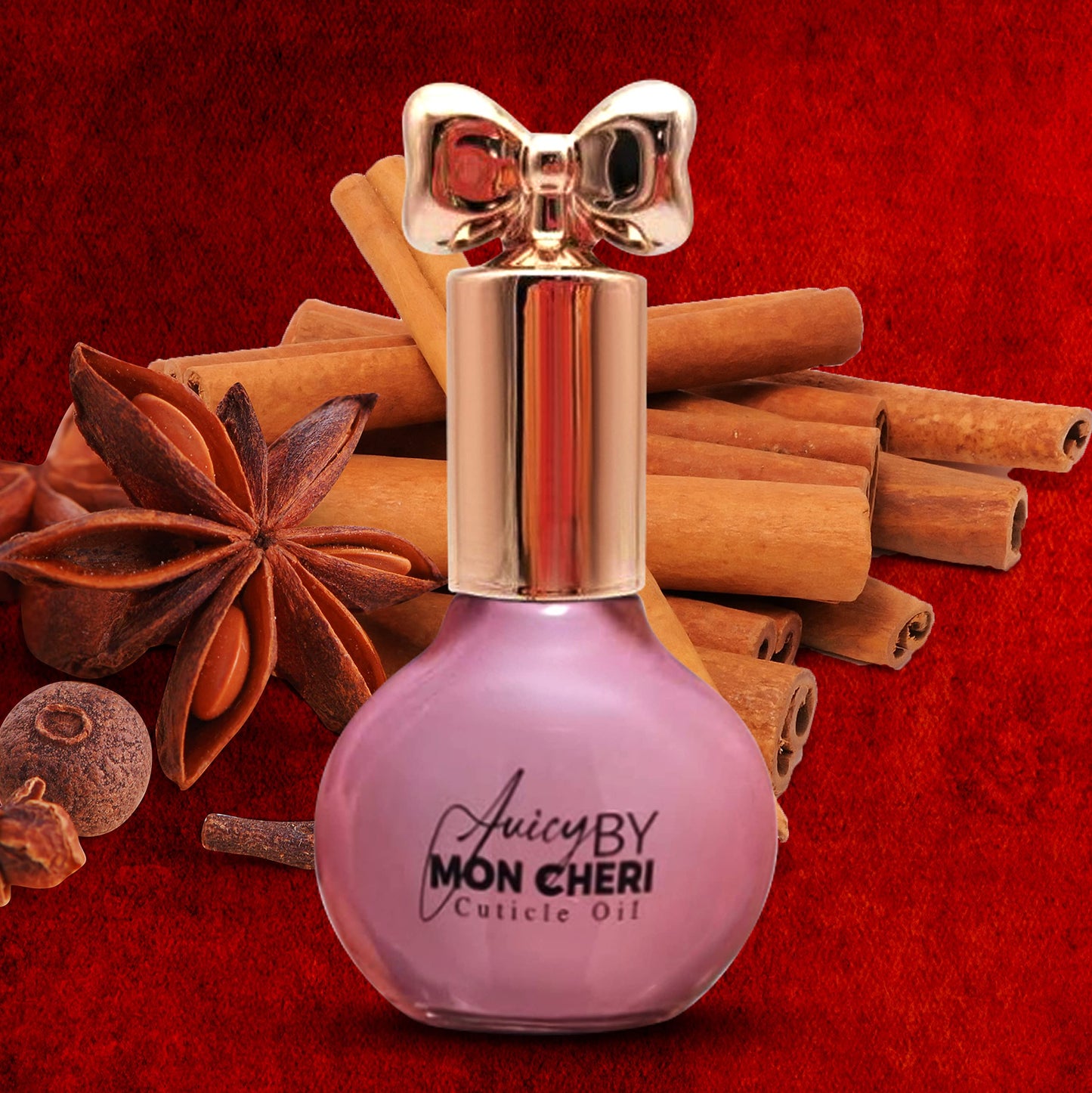 Transform Your Nails with Red Hot P… Cinnamon Cuticle Oil | 10ml Nail Serum for Strength & Moisture | Repair & Promote Healthy Growth | Juicy By Mon Cheri