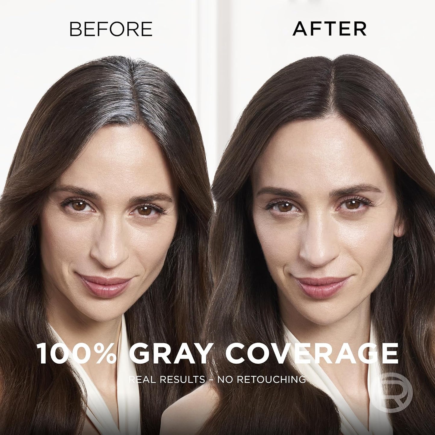 L'Oreal Paris Hair Color Root Cover Up Temporary Gray Concealer Spray, Light Brown, 2 Ounce