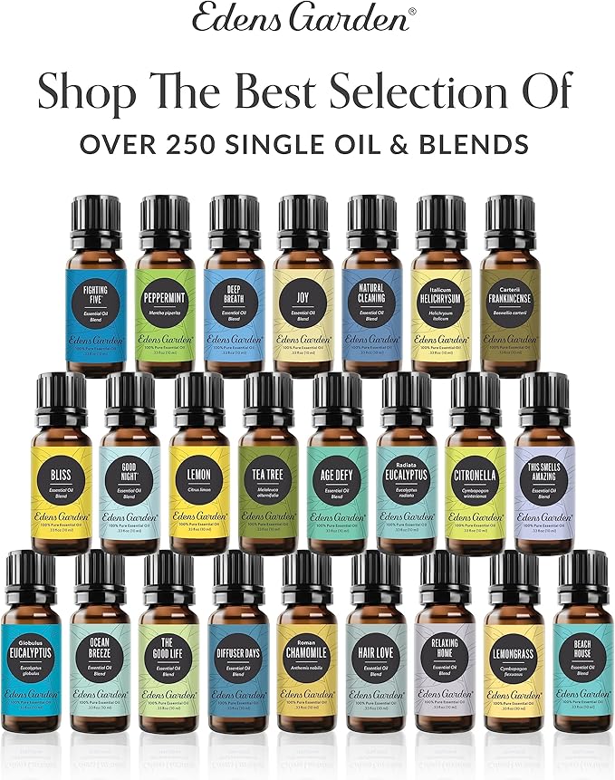 Edens Garden Concentration & Memory Essential Oil Blend- 100% Pure Premium Grade, Undiluted, Natural, Therapeutic, Aromatherapy, The Best for Diffusing, Kid Safe, Humidifiers, Skin 10 ml (.33 fl oz)